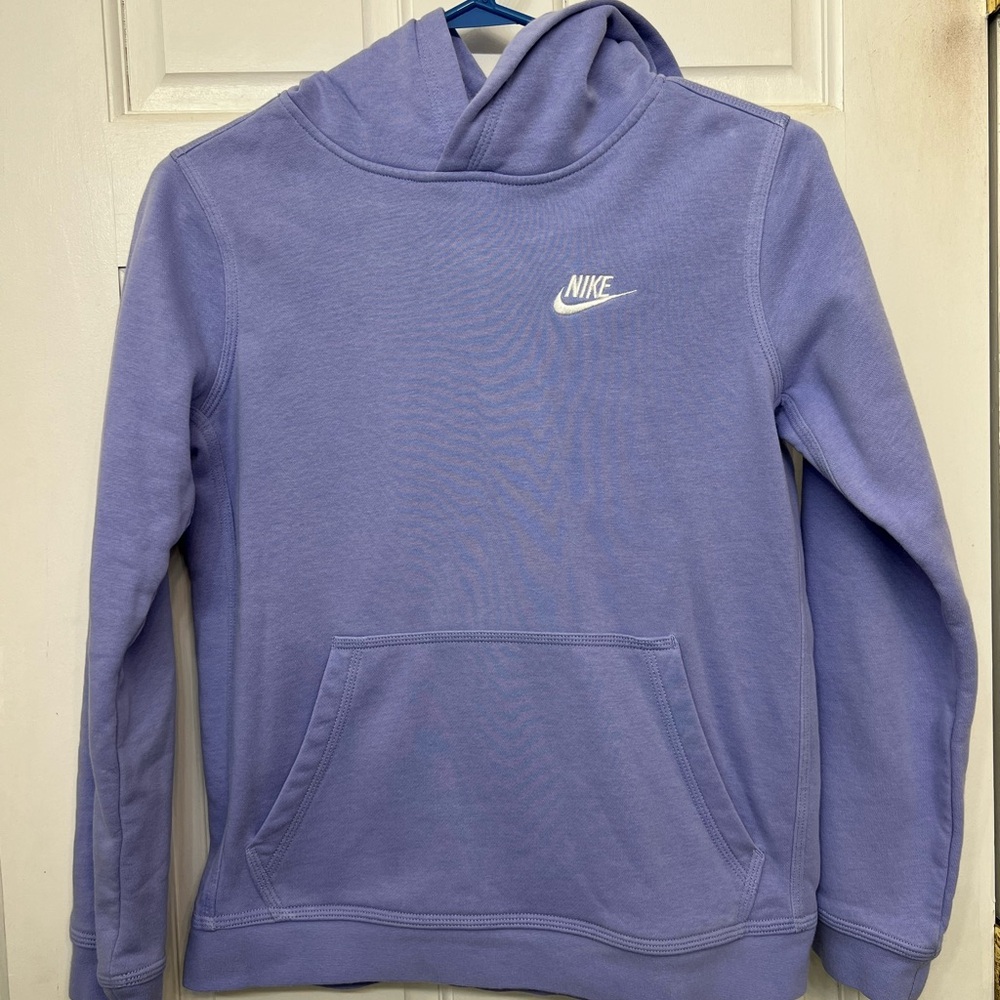 Nike Men's Purple Hoodie Sweater